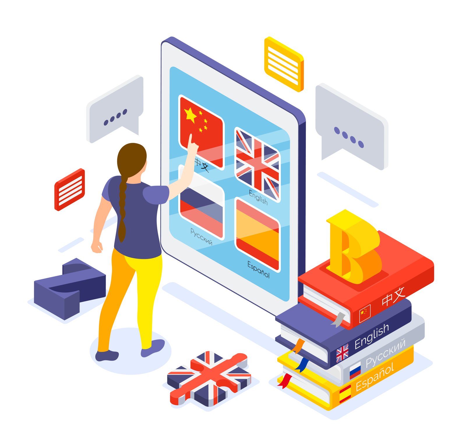 Language Learning 3D Animations